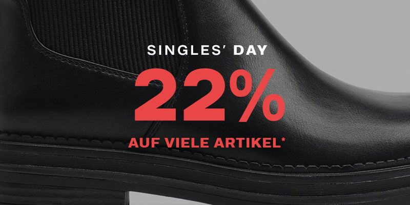 Deichmann Singles Day 2021: 22% Gutschein auf ausgewählte Schuhe - Day Deals