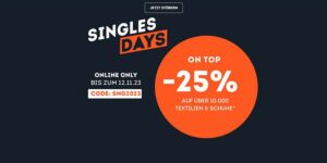 Sportscheck Singles Day 2023