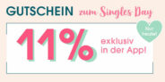 babymarkt Singles Day 2021: 11% Gutschein über die babymarkt App