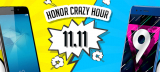 Honor Crazy Hours: 111x Honor 9 oder 111x Honor 5C Smartphones für 1€