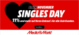 Media Markt Singles Day 2020: 11% Rabatt auf fast alles & 15% Rabatt auf ausgewählte Artikel