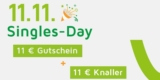 Voelkner Singles Day 2021: 11€ Gutschein ab 111€ + viele Artikel für 11€